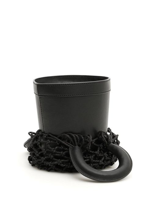 Staud Black Bonsai 20 Bucket Bag