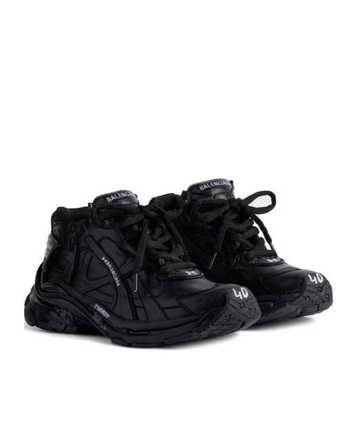 Balenciaga Black Under Armour Runner Ripstop Sneaker