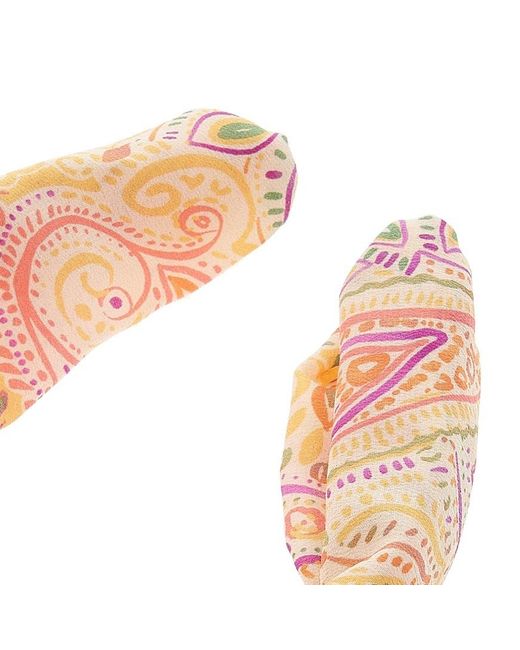 Etro Pink Pattern Printed Hair Accessories