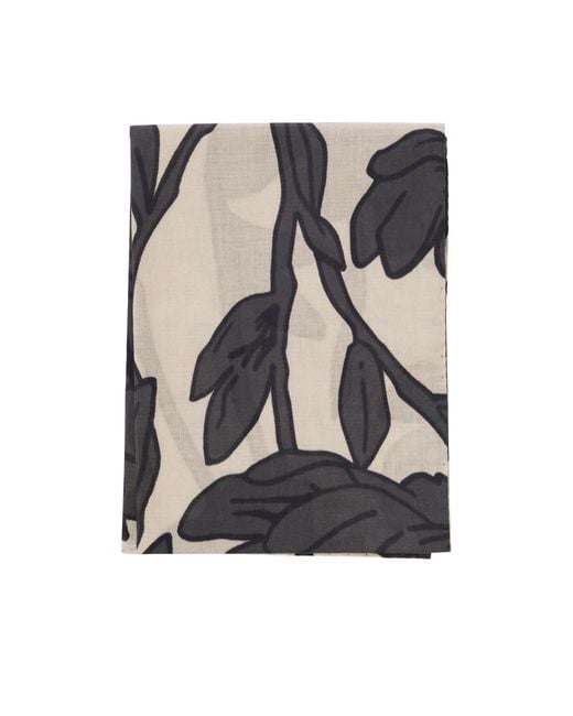 Brunello Cucinelli Multicolor Motif Printed Scarf