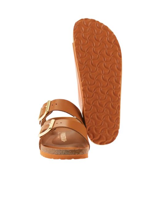 Birkenstock Brown Arizona Double Buckled Slip-On Sandals for men