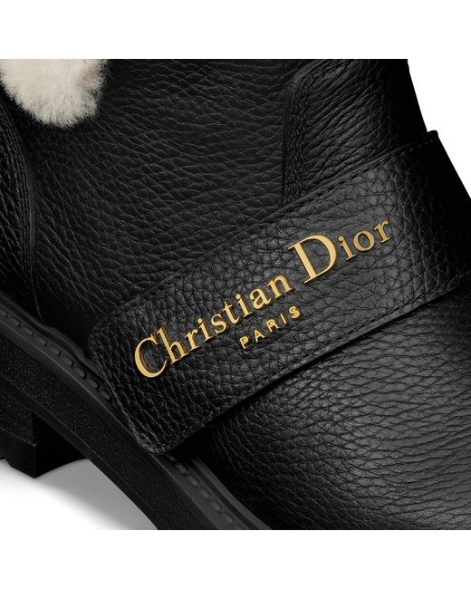 Dior Black Alps D-Quest Ankle Boot
