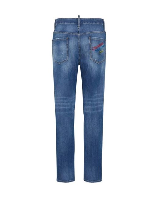 DSquared² Summer Lovers 642 Medium Wash Jeans in Blue for