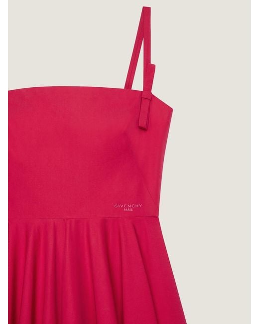 Givenchy Red Sliced Long Dress