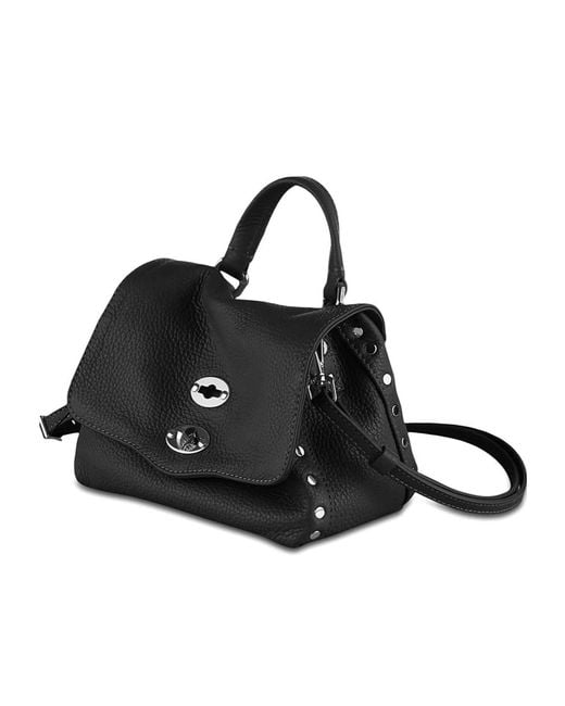 Zanellato Black Top Handle Shoulder Bag