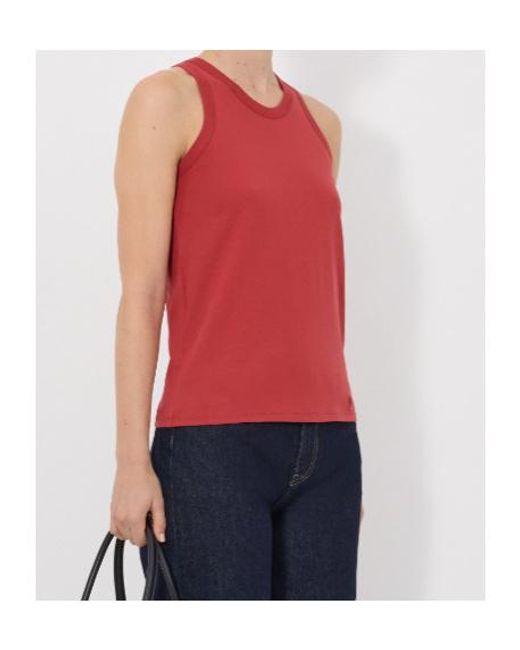 Loulou de Saison Red Poso Lds Tank Top