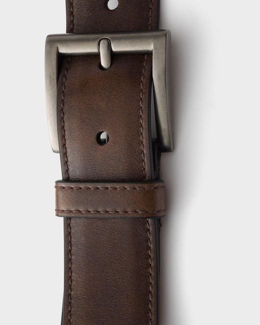 Prada Brown Leather Belt for men
