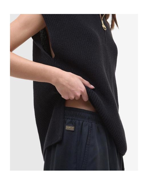 Barbour Black Drawstring Casual Pants