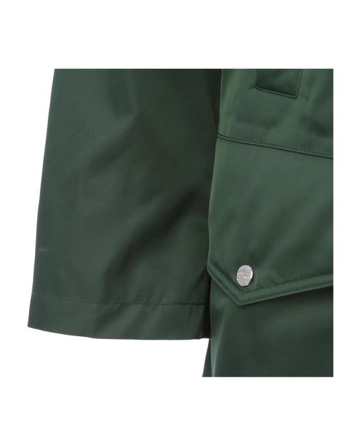 Burberry Green Hooded Coat