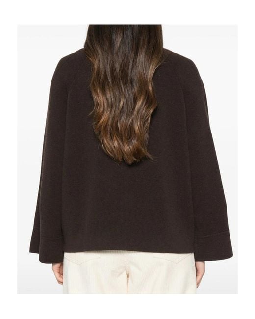 Allude Black Long-Sleeve Jacket