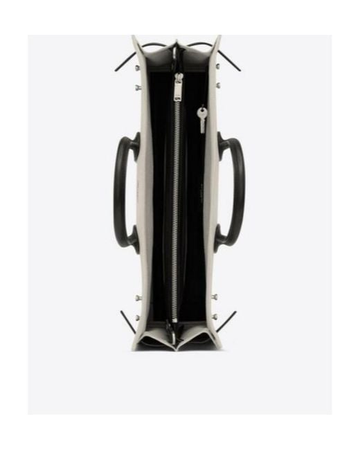 Saint Laurent Natural Sac De Jour Thin Large Tote Bag for men