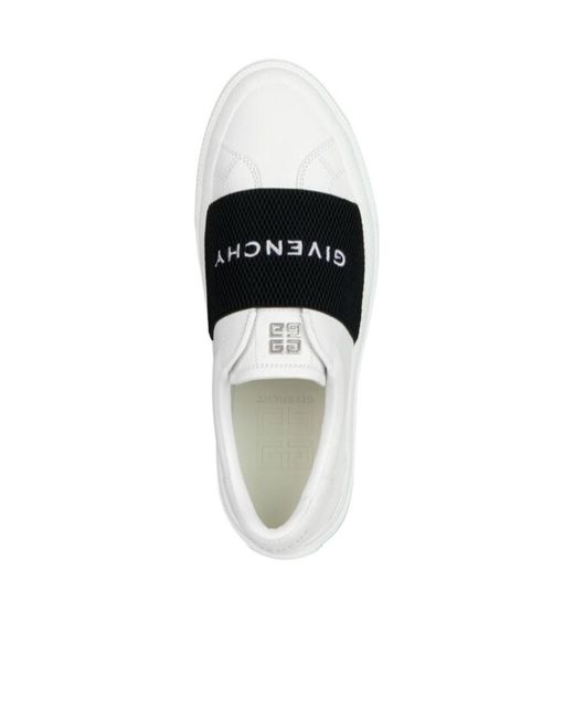 Givenchy White City Sport Low-Top Sneakers