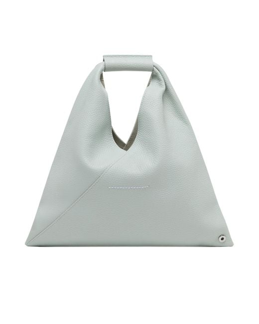 MM6 by Maison Margiela Blue Circular Top Handle Bag