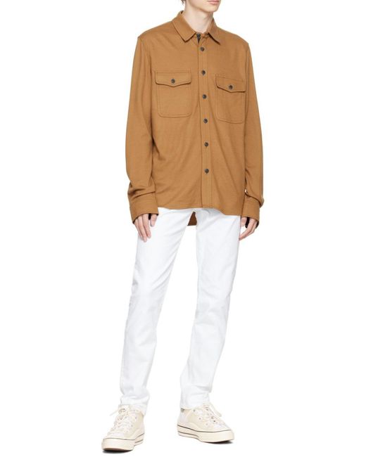 Rag & Bone White Belt-Loop Jeans for men
