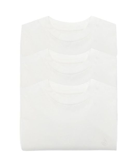 Jil Sander White 3-Pack Short-Sleeved T-Shirt Set for men