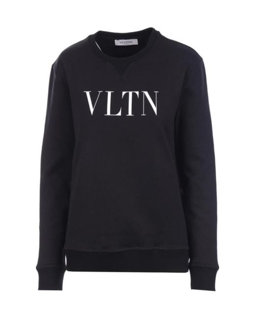 Valentino Black Logo Sweater