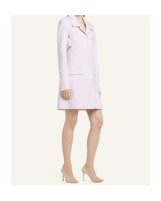 Courreges Pink Courrèges Heritage A-Line Coat