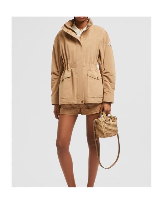 Moncler Brown Nades High-Neck Jacket