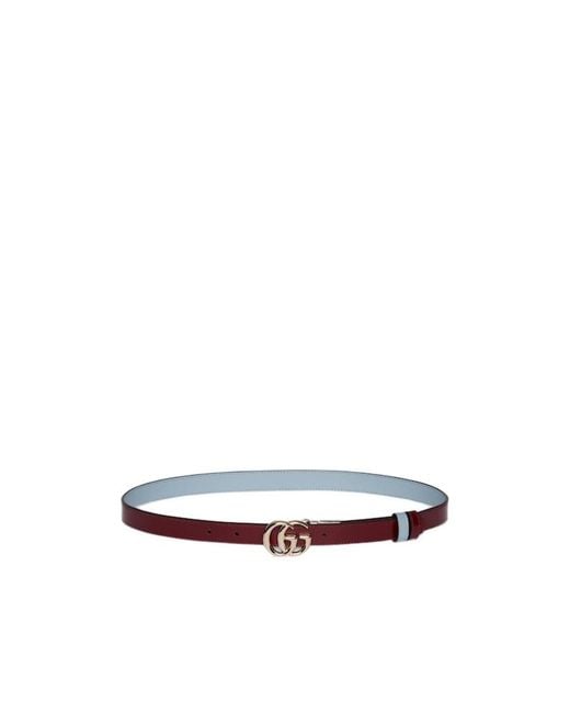 Gucci Gray Reversible Belt