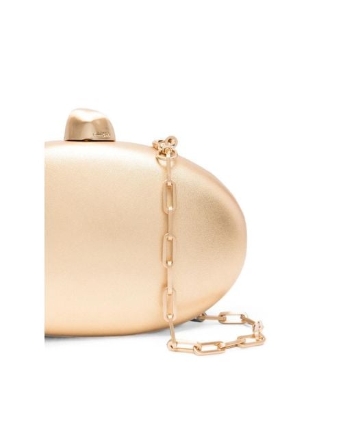 Cult Gaia Natural Oval Shoulder Bag