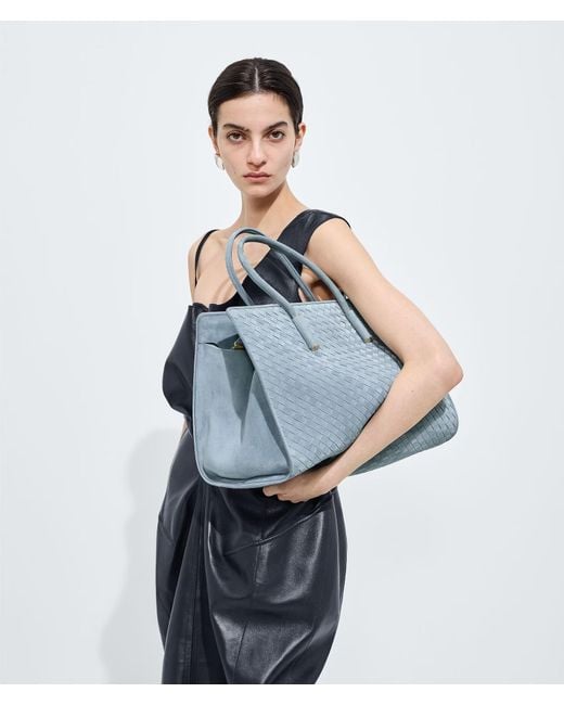 Bottega Veneta Blue Barbara Tote