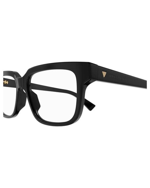 Bottega Veneta White Eyewear Squared Frame Glasses for men