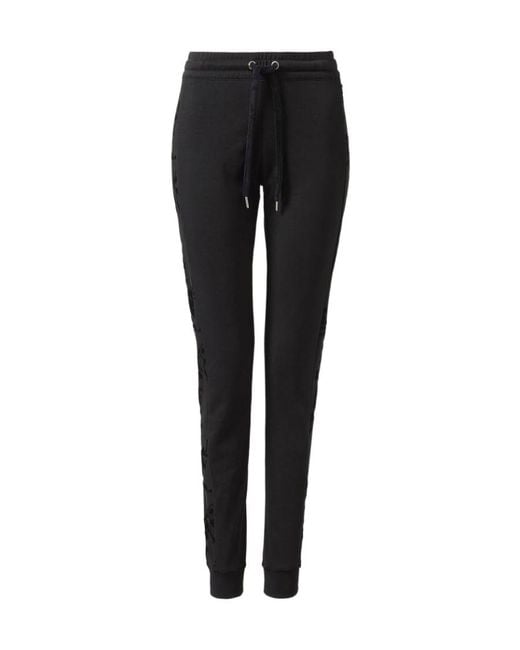 EA7 Black Logo Sweatpants