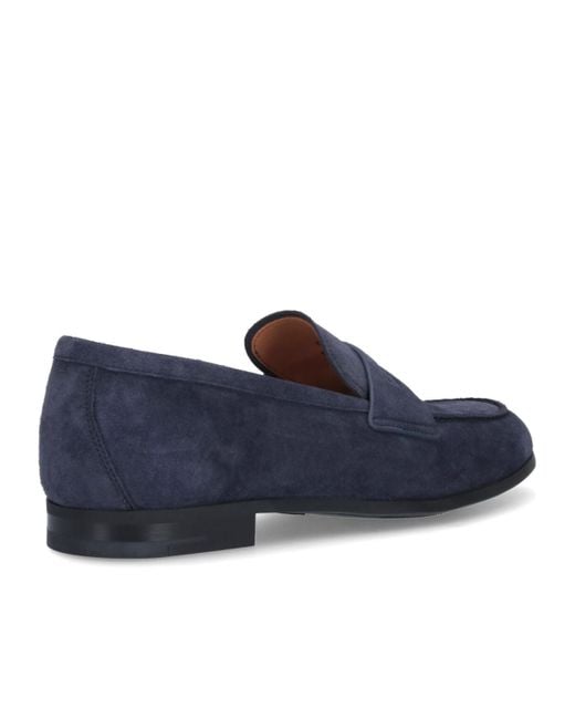 Church's Blue Round-Toe Slip-On Loafers for men