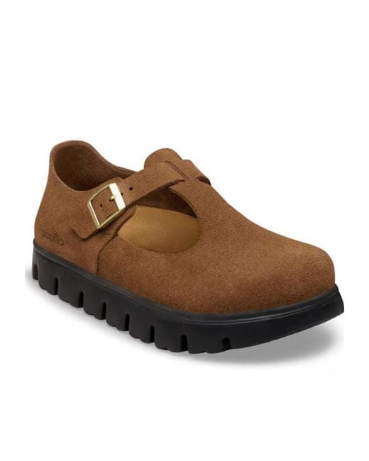 Birkenstock Brown Paris Chunky Mary Jane Sandals