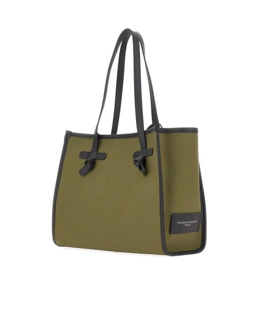 Gianni Chiarini Green Marcella Tote Bag
