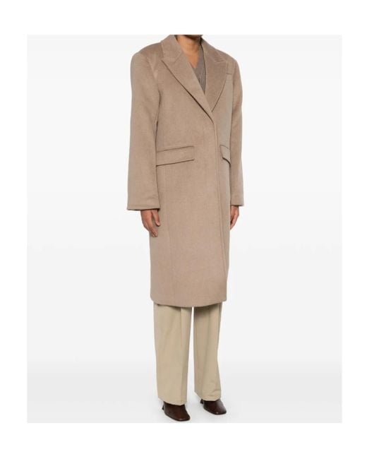 REMAIN Birger Natural Brushed Coat