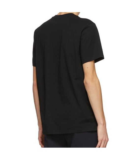 Moschino Black Pattern Printed T-Shirt for men