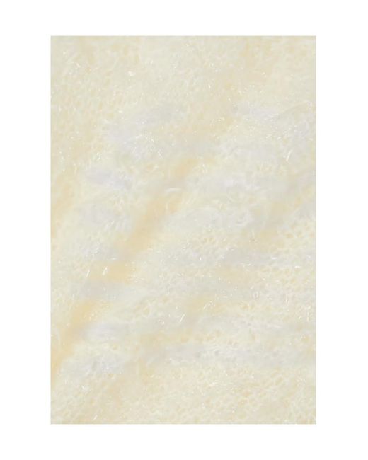 Balmain White Metallic Button-Trimmed Pullover