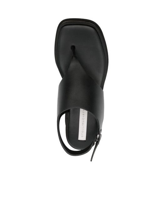 Stella McCartney Black Clim-Toed Platform Sandals
