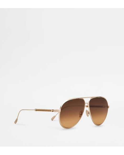 Tod's Brown Full-Rim Sunglasses