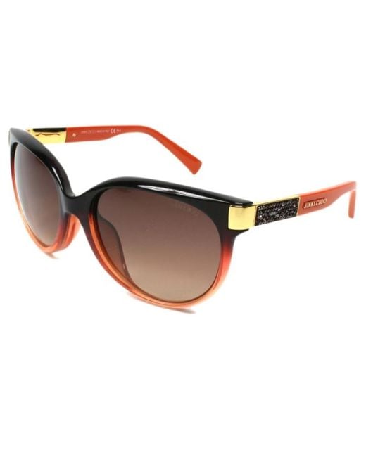 Jimmy Choo Multicolor Graded Round Sunglasses