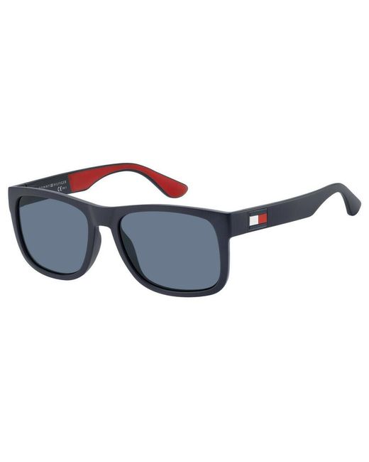Tommy Hilfiger Blue Square Frame Sunglasses for men