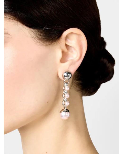 Roger Vivier White Earrings