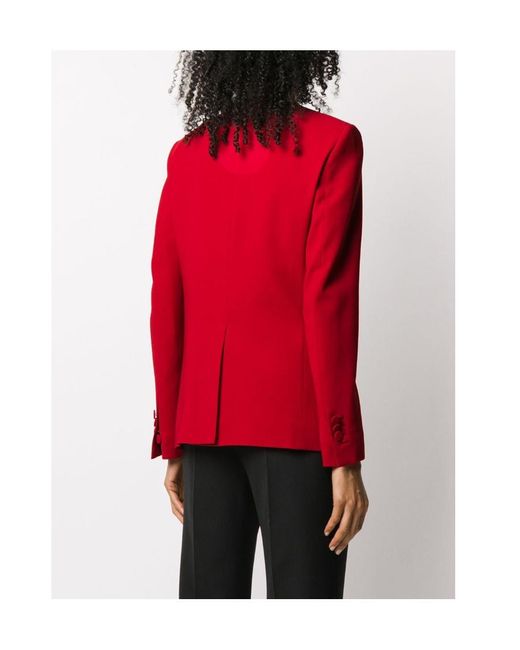 DSquared² Red Double-Breasted Blazer