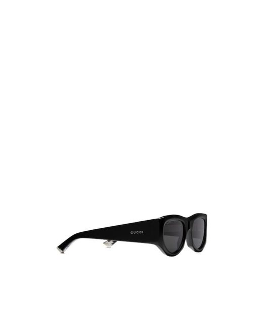 Gucci Black Eyewear Geometric Frame Sunglasses
