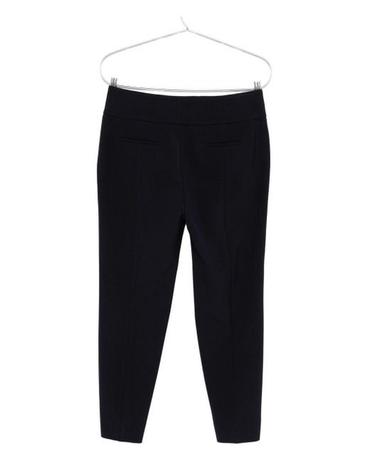 Peserico Black Straight-Leg Pants