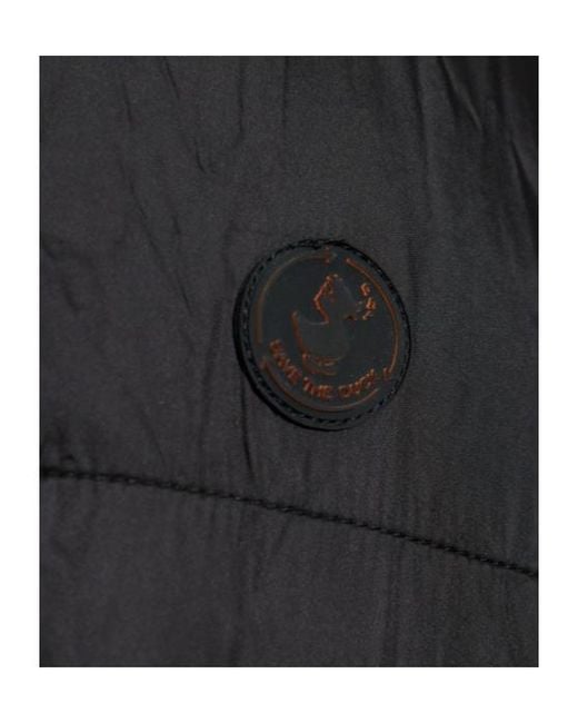 Save The Duck Black Yuki High Neck Jacket