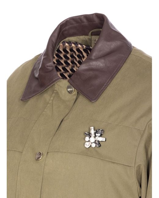 Liu Jo Green Bejewelled Jacket