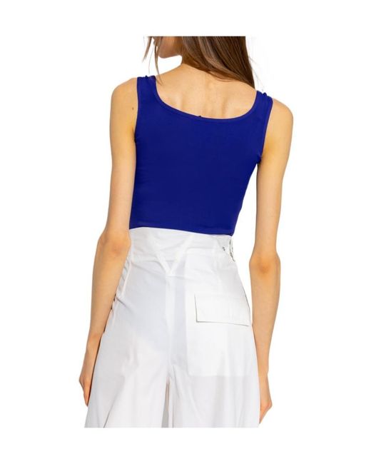 Bottega Veneta Blue Deep Square Neck Body