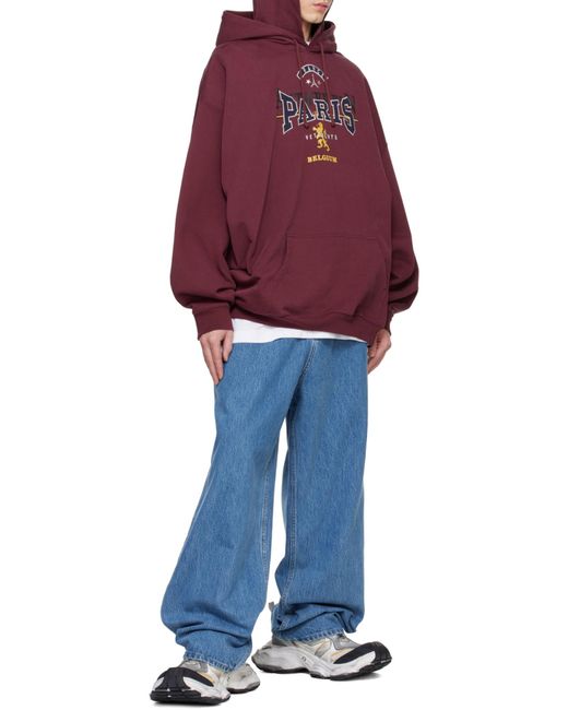 Vetements Blue High-Waisted Baggy Jeans for men
