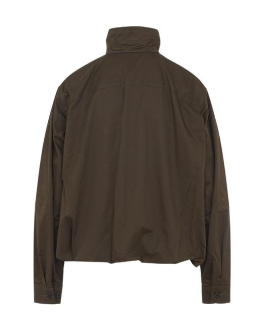 Lemaire Brown Soft Pleated Blouson