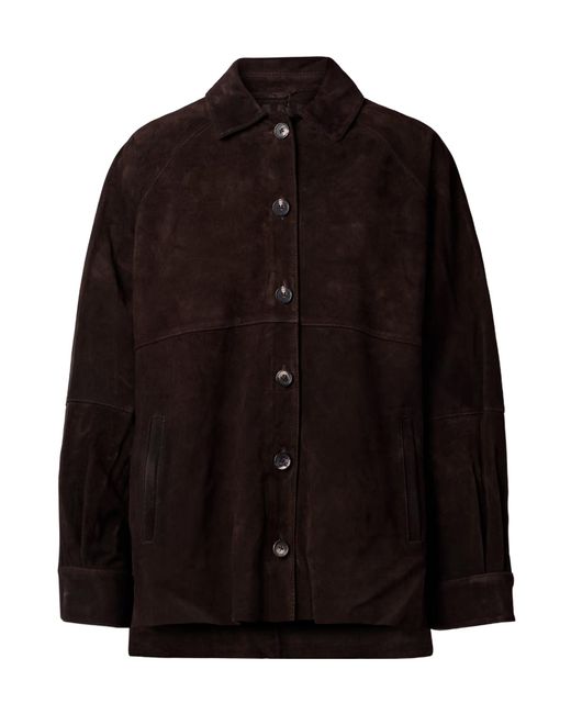 Staud Black Josette Suede Jacket