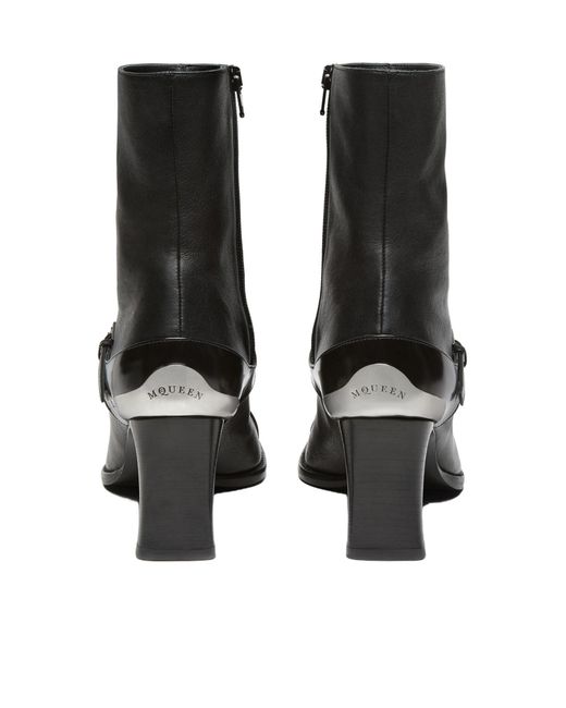McQueen Black Niko Ankle Boot