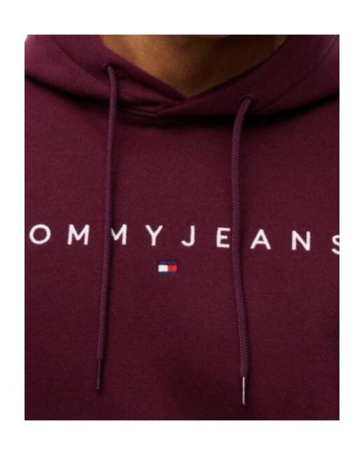 Tommy Hilfiger Purple Regular Logo Hoody for men