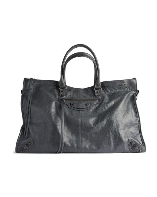 Balenciaga Black Le City Travel Bag for men